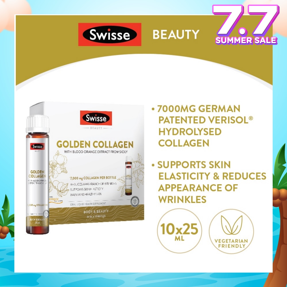 Golden Collagen with Blood Orange Extract from Sicily 25ml x 10s