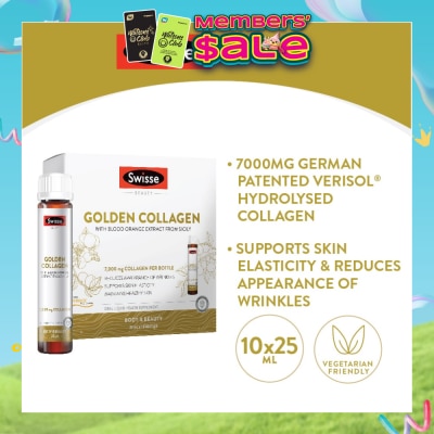 SWISSE - Golden Collagen with Blood Orange Extract from Sicily 25ml x 10s
