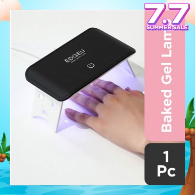EDGEU Baked Gel Black LED Premium Quality Lamp (For Gel Nails) (Semi-Baked + Ultra Glossy + Long-Lasting + Salon Quality) 1s