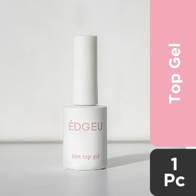 EDGEU Glossy Top Gel Coat (Easy to use + Great for beginners) (Semi-Baked + Ultra Glossy + Long-Lasting + Salon Quality) 1s