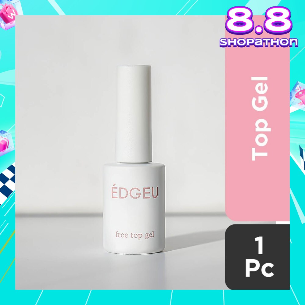 Glossy Top Gel Coat (Easy to use + Great for beginners) (Semi-Baked + Ultra Glossy + Long-Lasting + Salon Quality) 1s