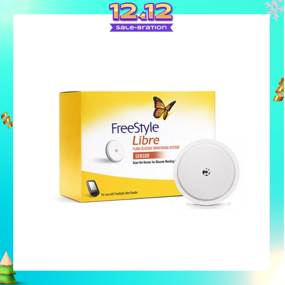 Flash Glucose Monitoring Libre Sensor (To Be Used With Libre Reader,14 Days Sensor Life,Reading Stored Every 15 Minutes) 1s (Expiry: Aug`2026)