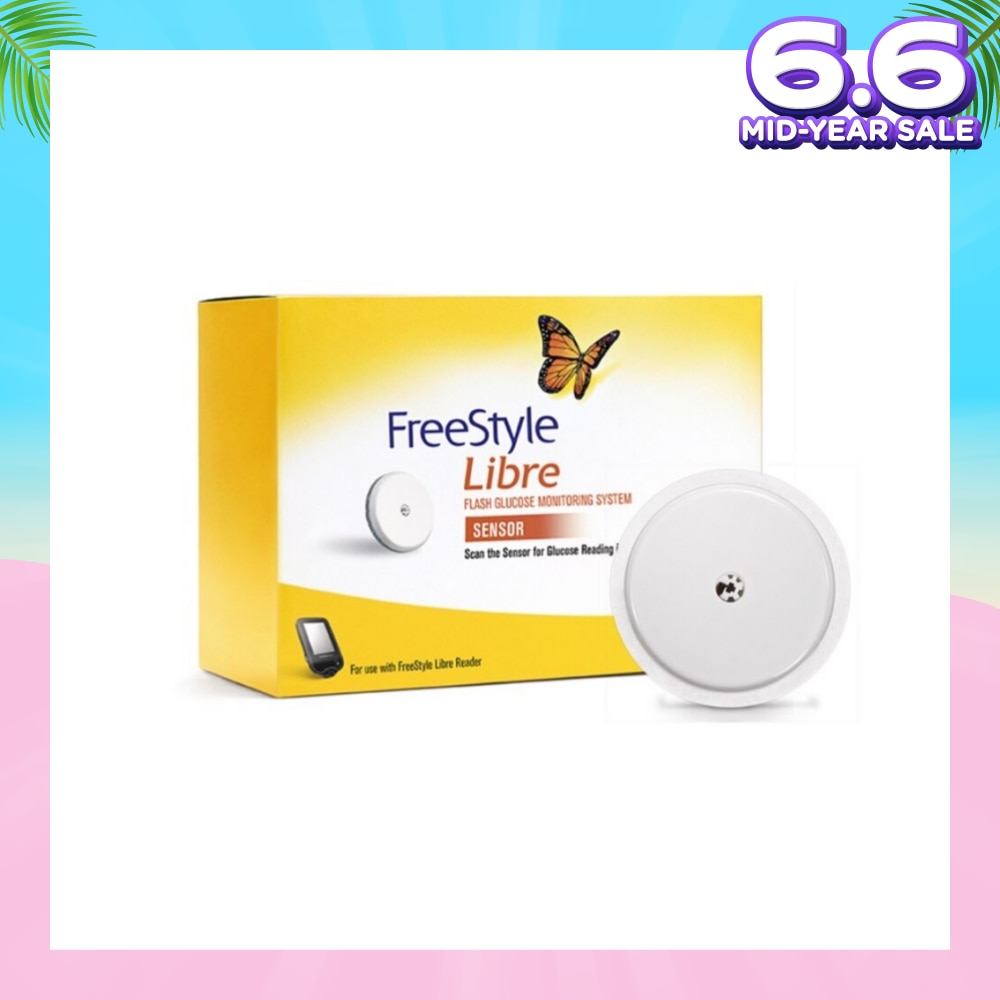 Flash Glucose Monitoring Libre Sensor (To Be Used With Libre Reader,14 Days Sensor Life,Reading Stored Every 15 Minutes) 1s<BR>