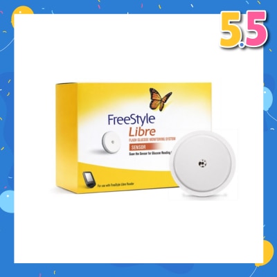 FREESTYLE Flash Glucose Monitoring Libre Sensor (To Be Used With Libre Reader,14 Days Sensor Life,Reading Stored Every 15 Minutes) 1s