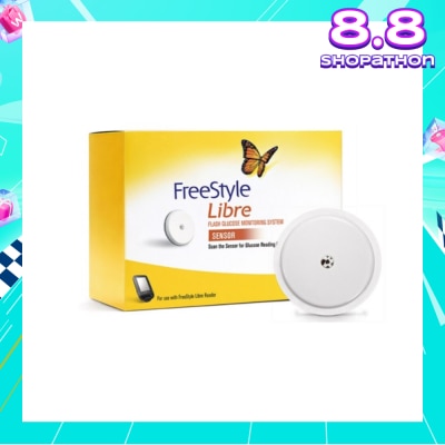 FREESTYLE Flash Glucose Monitoring Libre Sensor (To Be Used With Libre Reader,14 Days Sensor Life,Reading Stored Every 15 Minutes) 1s