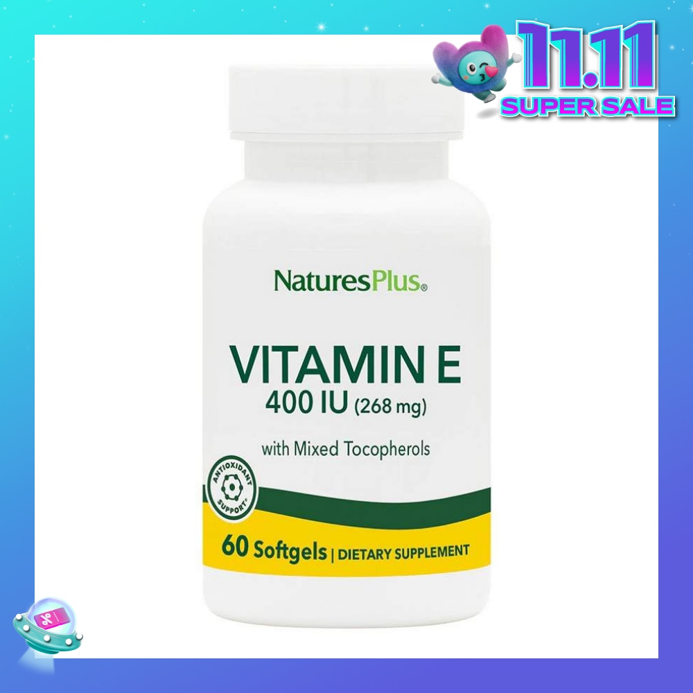 Vitamin E 400 IU With Mixed Tocopherols Dietary Supplement Softgel 60s