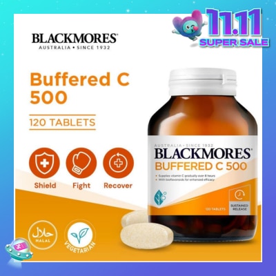 BLACKMORES Buffered C 500 Tablets 120s