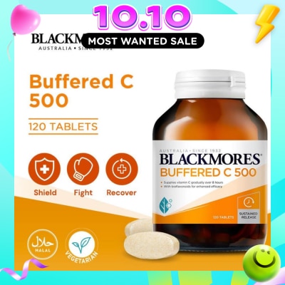BLACKMORES Buffered C 500 Tablets 120s image
