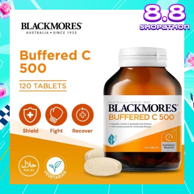 BLACKMORES Buffered C 500 Tablets 120s