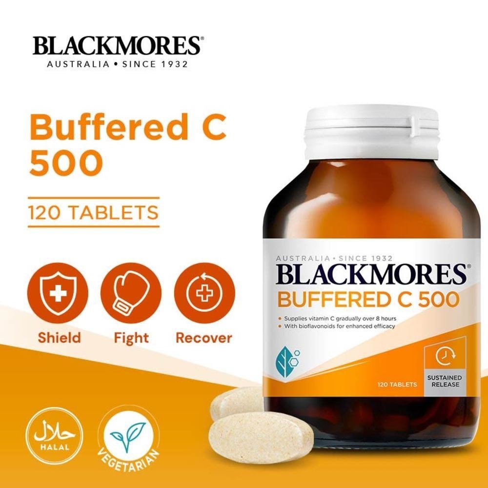 Blackmores Buffered C 500 Tablets 120s