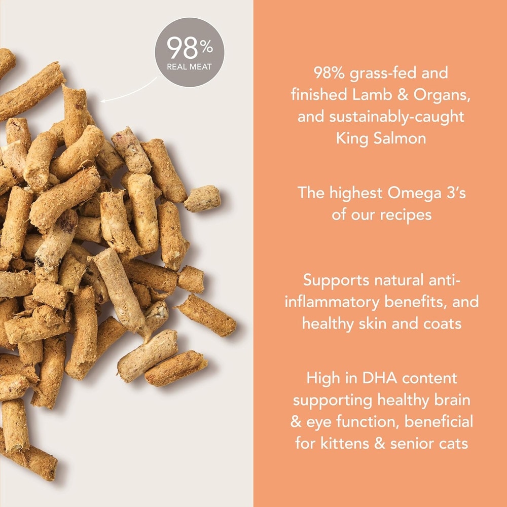 Lamb & Salmon Feast Freeze-Dried Cat Food 100g