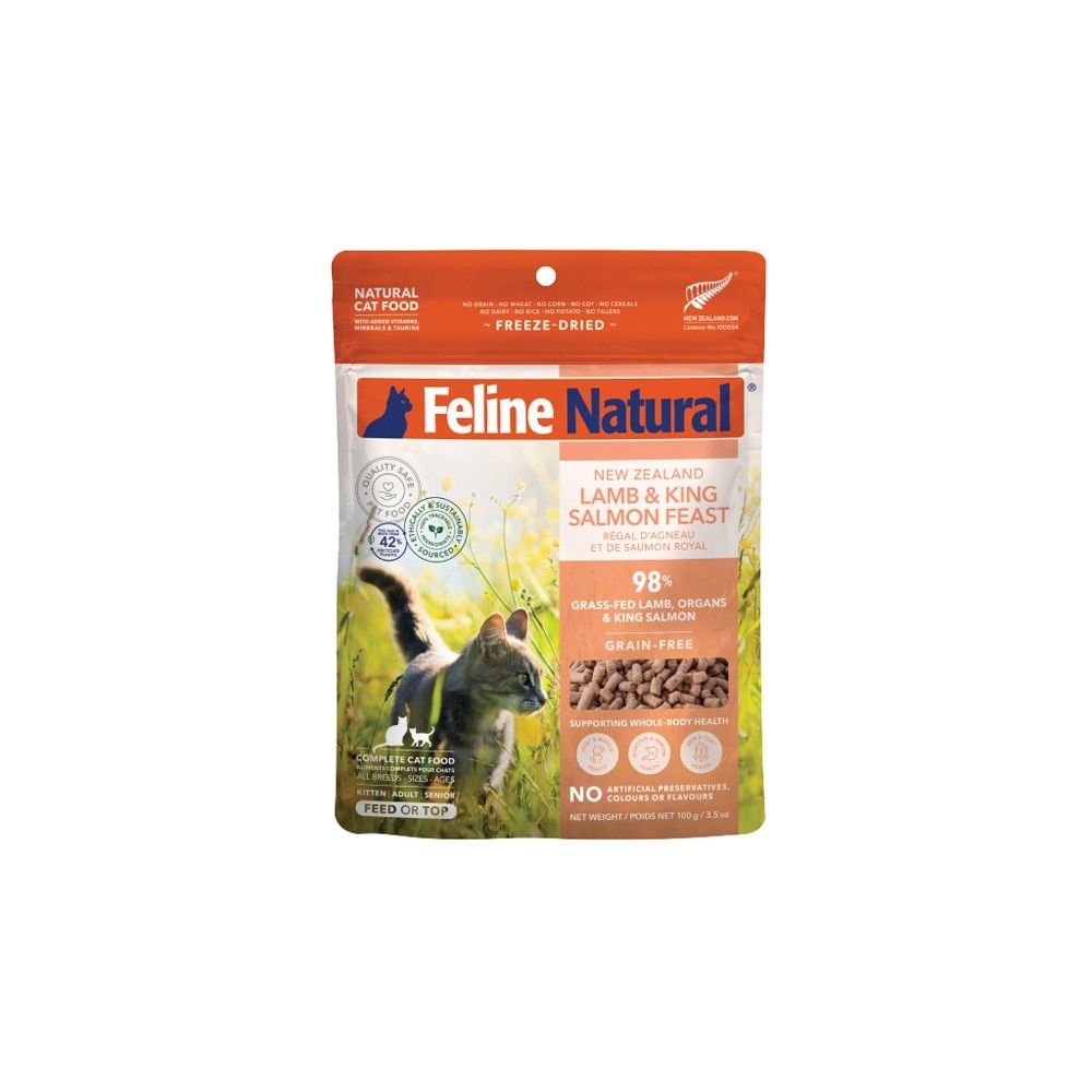 Lamb & Salmon Feast Freeze-Dried Cat Food 100g