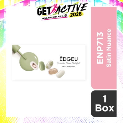 EDGEU - Real Gel Nail Strips ENP713 Satin Nuance (Semi-Baked + Ultra Glossy + Long-Lasting + Salon Quality) 1s image