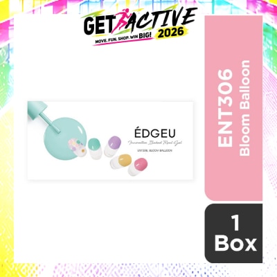 EDGEU - Real Gel Nail Strips ENT306 Bloom Balloon (Semi-Baked + Ultra Glossy + Long-Lasting + Salon Quality) 1s image