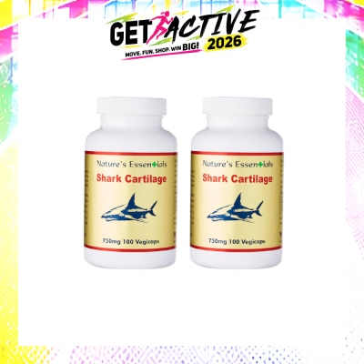 HST - Nature's Essentials Shark Cartilage Vegicaps 100s x 2 image