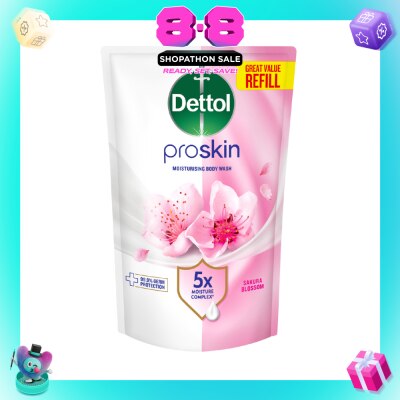 DETTOL - Proskin Sakura Blossom Moisturising Body Wash Refill Pack 800g