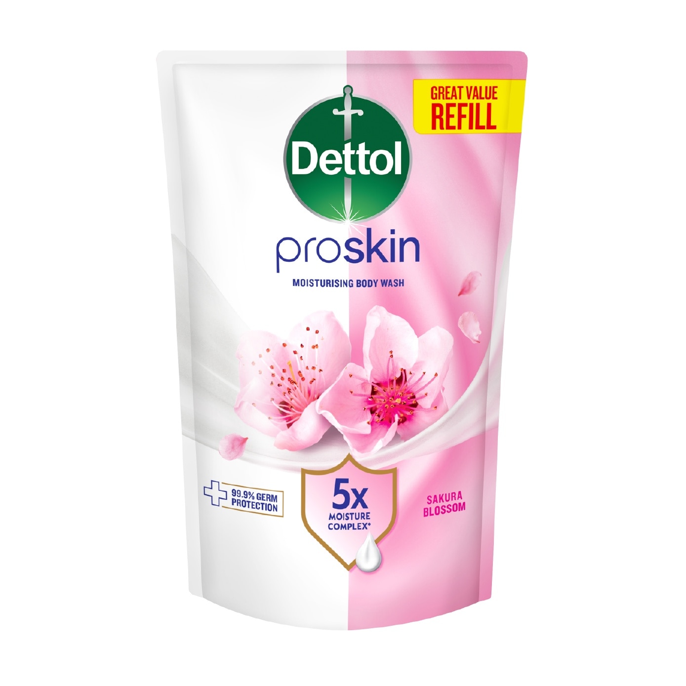 Proskin Sakura Blossom Moisturising Body Wash Refill Pack 800g