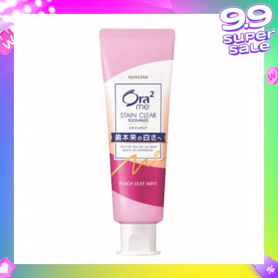 ORA2 ORA2 Me Stain Clear Toothpaste Peach Leaf Mint 140g