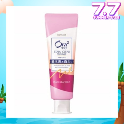 ORA2 ORA2 Me Stain Clear Toothpaste Peach Leaf Mint 140g