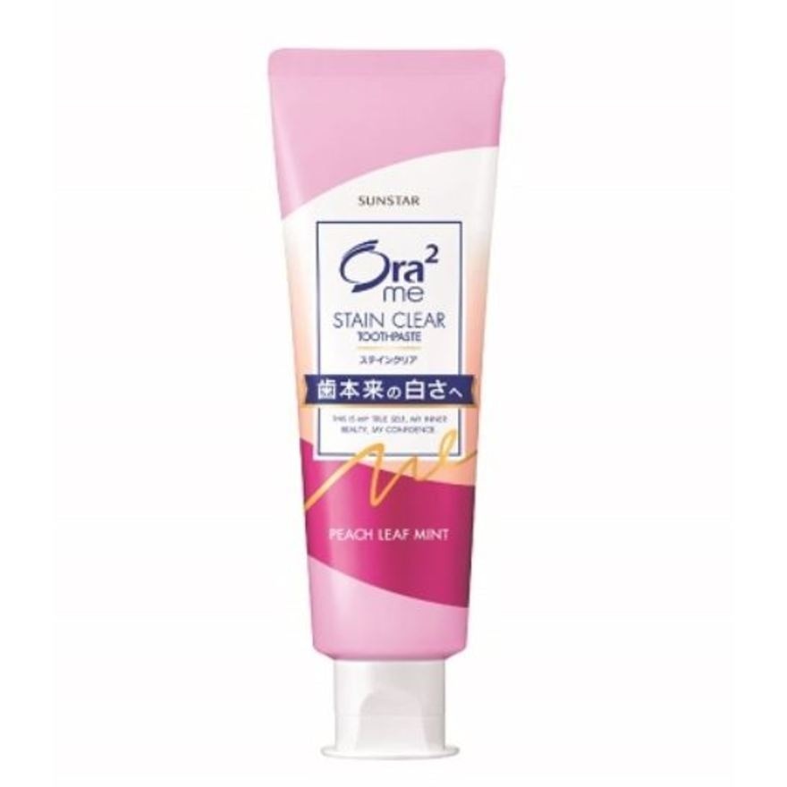 ORA2 Me Stain Clear Toothpaste Peach Leaf Mint 140g