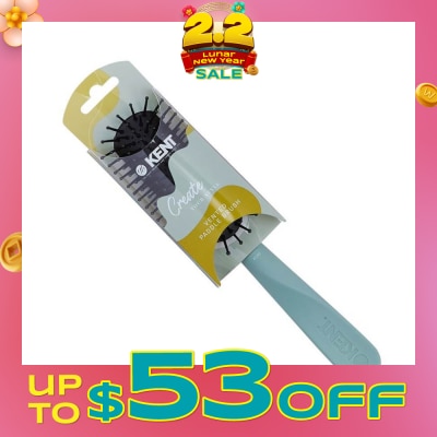 KENT BRUSHES Kcr2 Create (Cushion Vented Paddle Hair Brush For Smooth, Soft And Tangle Free Hair) 1s