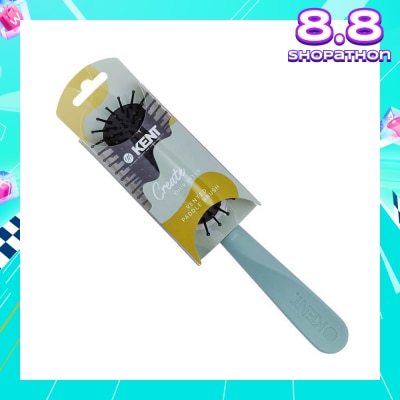 KENT BRUSHES Kcr2 Create (Cushion Vented Paddle Hair Brush For Smooth, Soft And Tangle Free Hair) 1s