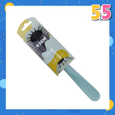KENT BRUSHES Kcr2 Create (Cushion Vented Paddle Hair Brush For Smooth, Soft And Tangle Free Hair) 1s