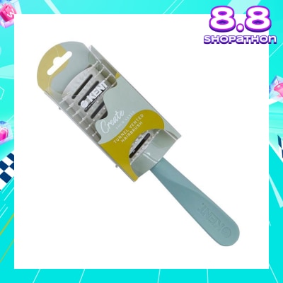 KENT BRUSHES Kcr3 Create (Tunnel Vented Hair Brush For Soft, Bouncy Hair) 1s