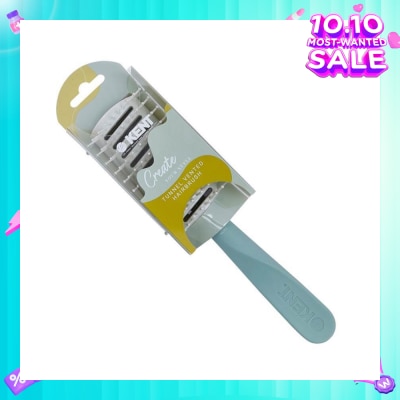 KENT BRUSHES Kcr3 Create (Tunnel Vented Hair Brush For Soft, Bouncy Hair) 1s
