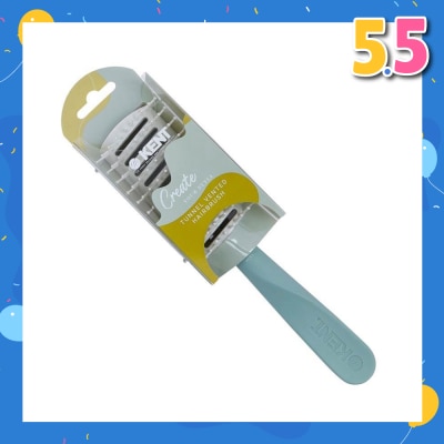 KENT BRUSHES Kcr3 Create (Tunnel Vented Hair Brush For Soft, Bouncy Hair) 1s