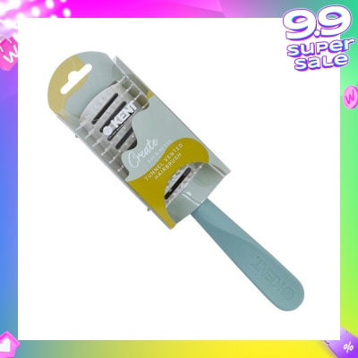 KENT BRUSHES Kcr3 Create (Tunnel Vented Hair Brush For Soft, Bouncy Hair) 1s