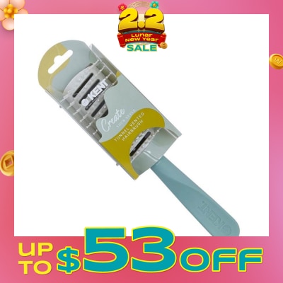 KENT BRUSHES Kcr3 Create (Tunnel Vented Hair Brush For Soft, Bouncy Hair) 1s