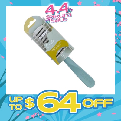 KENT BRUSHES - Kcr3 Create (Tunnel Vented Hair Brush For Soft, Bouncy Hair) 1s