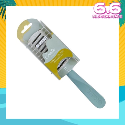 KENT BRUSHES Kcr3 Create (Tunnel Vented Hair Brush For Soft, Bouncy Hair) 1s