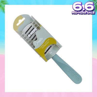 KENT BRUSHES Kcr3 Create (Tunnel Vented Hair Brush For Soft, Bouncy Hair) 1s