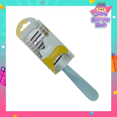 KENT BRUSHES Kcr3 Create (Tunnel Vented Hair Brush For Soft, Bouncy Hair) 1s