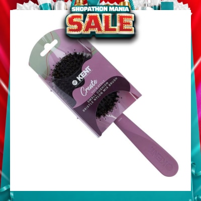 KENT BRUSHES - Kcr4 Create (Cushion Bristle & Nylon Mix Hair Brush Small) 1s