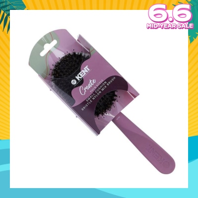 KENT BRUSHES Kcr4 Create (Cushion Bristle & Nylon Mix Hair Brush Small) 1s