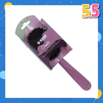KENT BRUSHES Kcr4 Create (Cushion Bristle & Nylon Mix Hair Brush Small) 1s