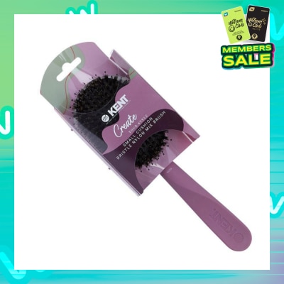 KENT BRUSHES Kcr4 Create (Cushion Bristle & Nylon Mix Hair Brush Small) 1s