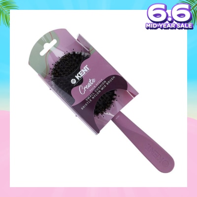 KENT BRUSHES Kcr4 Create (Cushion Bristle & Nylon Mix Hair Brush Small) 1s