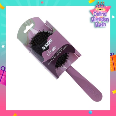 KENT BRUSHES Kcr4 Create (Cushion Bristle & Nylon Mix Hair Brush Small) 1s
