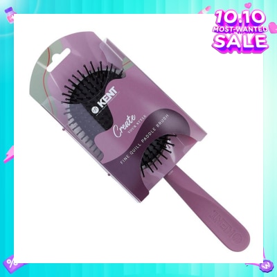 KENT BRUSHES Kcr5 Create (Fine Quill Paddle Hair Brush For Short To Long Hair) 1s