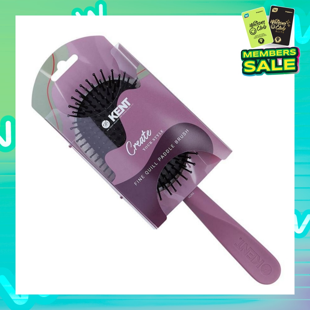 Kcr5 Create (Fine Quill Paddle Hair Brush For Short To Long Hair) 1s