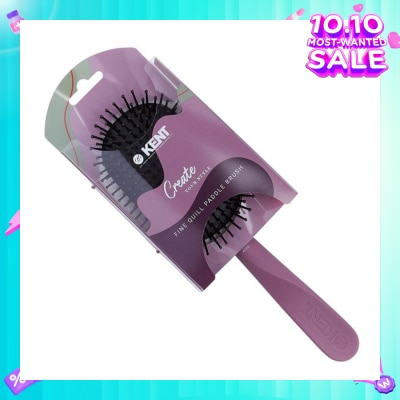 KENT BRUSHES Kcr5 Create (Fine Quill Paddle Hair Brush For Short To Long Hair) 1s