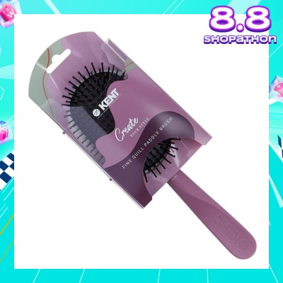KENT BRUSHES Kcr5 Create (Fine Quill Paddle Hair Brush For Short To Long Hair) 1s