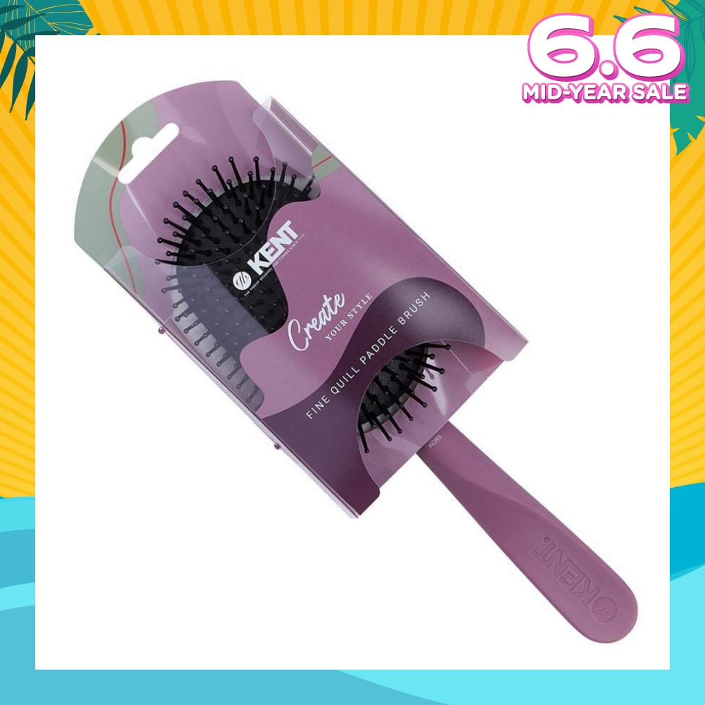 Kcr5 Create (Fine Quill Paddle Hair Brush For Short To Long Hair) 1s