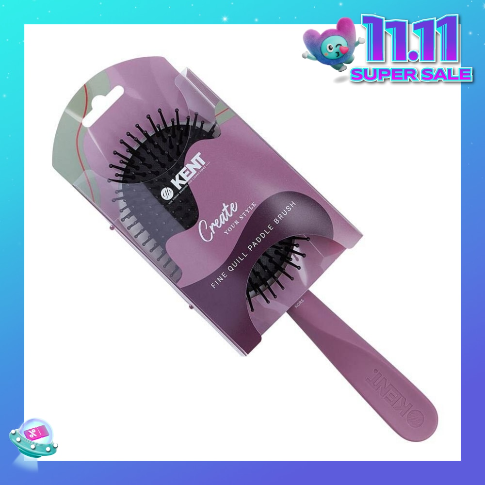 Kcr5 Create (Fine Quill Paddle Hair Brush For Short To Long Hair) 1s