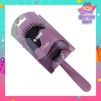 KENT BRUSHES Kcr5 Create (Fine Quill Paddle Hair Brush For Short To Long Hair) 1s
