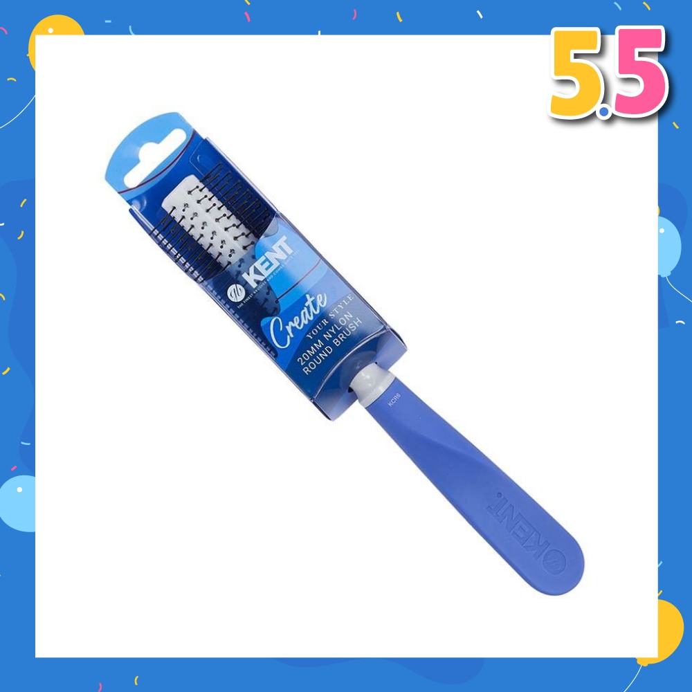 Kcr6 Create (20mm Ball Tipped Nylon Quill Round Hair Brush) 1s